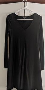 Long sleeve Black Knit Express Dress
